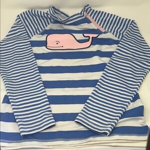Vineyard Vines Blue and White Rashguard